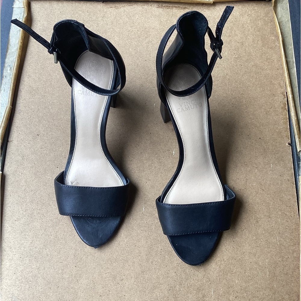 Vince Camuto black formal academia  heels, size 10
